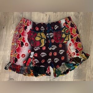 Kantha Karma Upcycled Patchwork Kantha Shorts – XXL NWOT